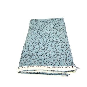 Moda Sweetwater Cotton Quit Fabric 1.5 yds Blue Hearts Flowers #5431 42W 54L 54"